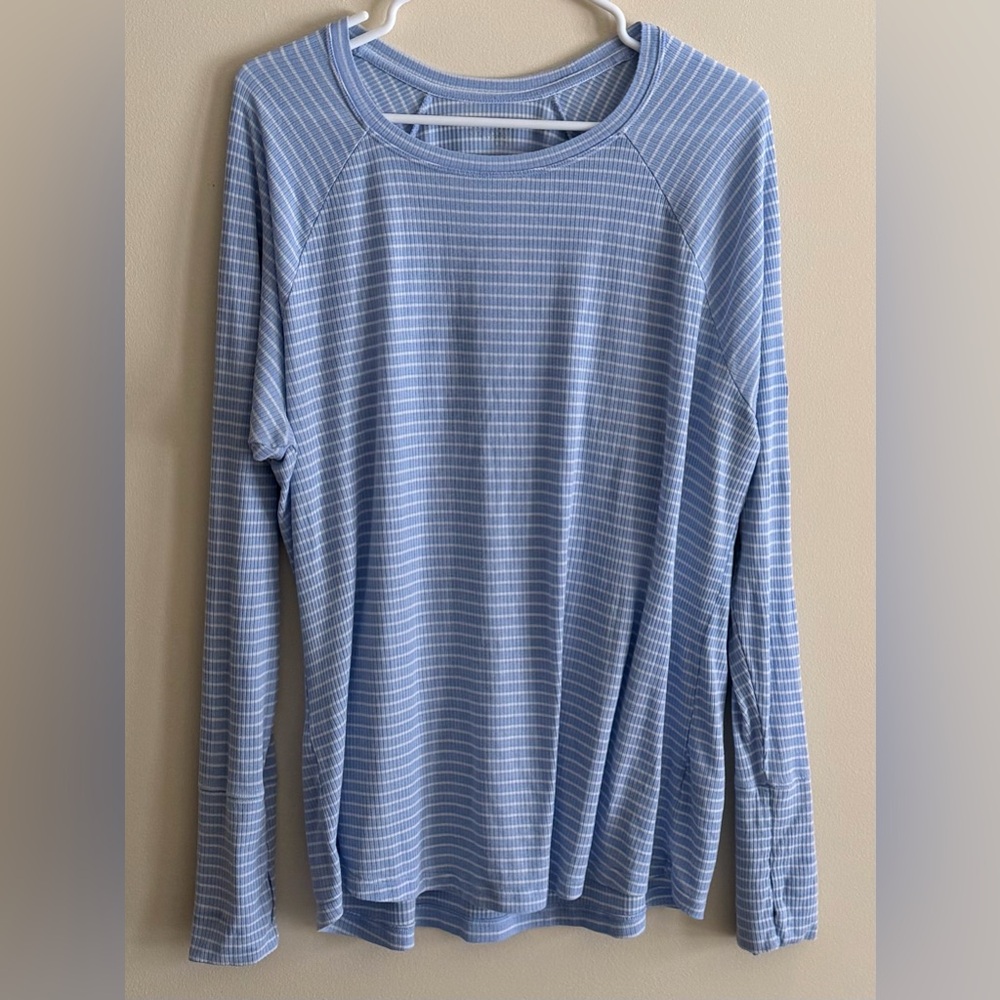 Aerie Offline Blue Striped Shirt